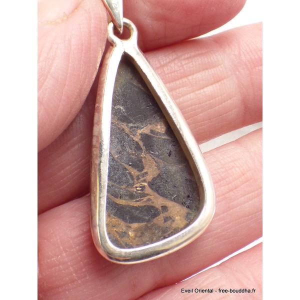 Pendentif Cuivre Noir (composite) forme asymétrique Pendentifs pierres naturelles PU9.3