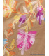 Châle ethnique brodé fleurs beige Nos Châles CNBR10