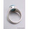 Chevalière homme Turquoise avec pyrite taille 65/66 Bagues pierres naturelles AW118
