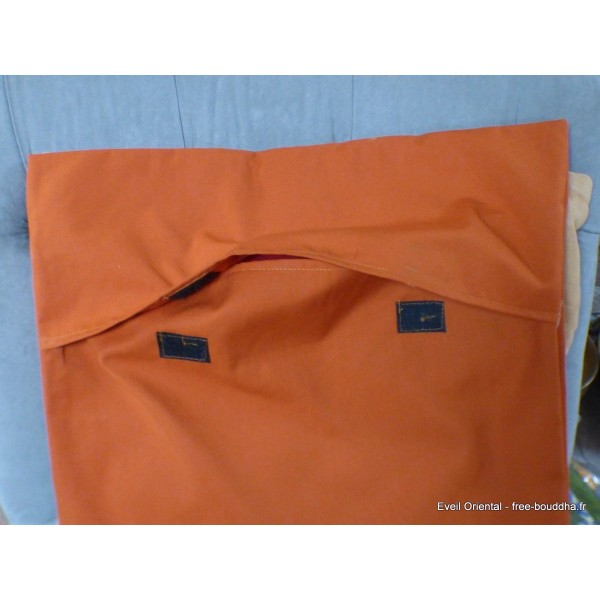 Housse de coussin curcuma Noeud infini Housse de coussin bouddhiste HCB5