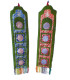 Porte-magazine ou porte-courrier bouddhiste kaki Tentures tibétaines Bouddha PCB4