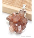Pendentif en Cristal d'Aragonite étoilée asymétrique Pendentifs pierres naturelles PAC6.2