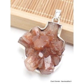 Pendentif en Cristal d'Aragonite étoilée asymétrique Pendentifs pierres naturelles PAC6.2