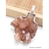 Pendentif en Cristal d'Aragonite étoilée asymétrique Pendentifs pierres naturelles PAC6.2