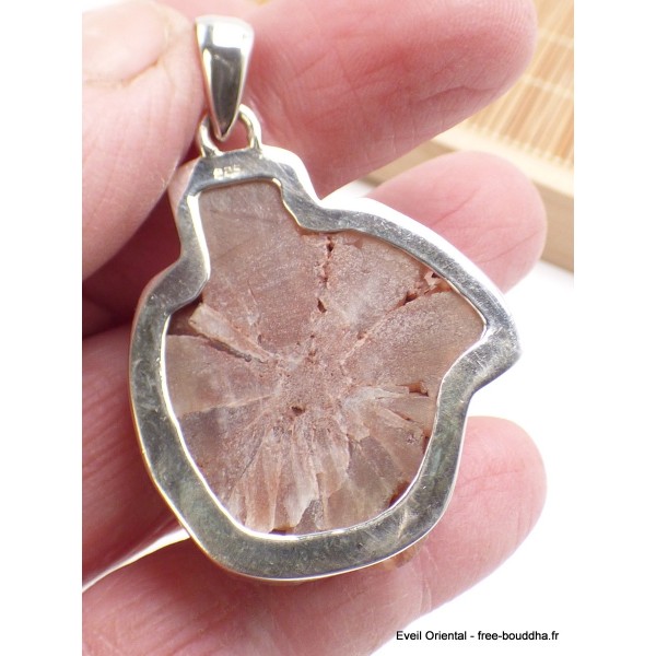 Pendentif en Cristal d'Aragonite étoilée asymétrique Pendentifs pierres naturelles PAC6.2