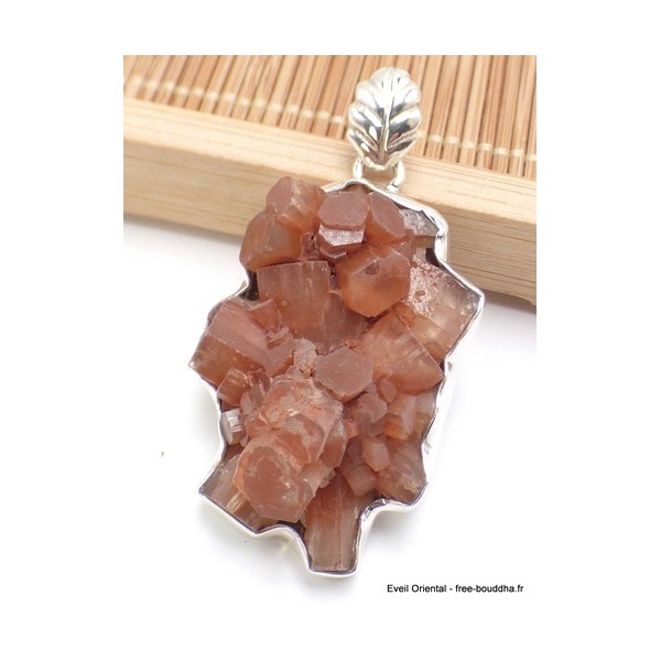 Pendentif Aragonite étoilée forme asymétrique Pendentifs pierres naturelles PAC6.3