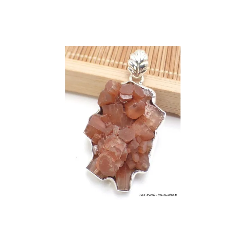 Pendentif Aragonite étoilée forme asymétrique - Pendentifs pierres naturelles