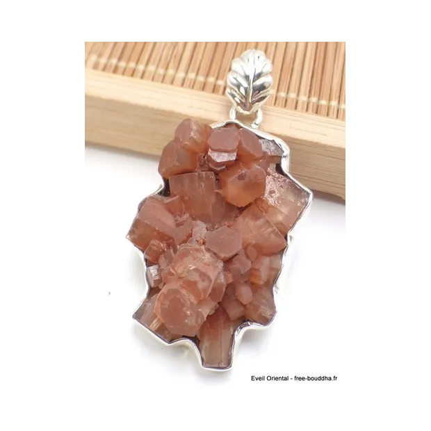 Pendentif Aragonite étoilée forme asymétrique - Pendentifs pierres naturelles