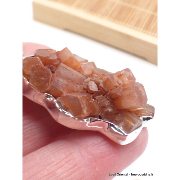 Pendentif Aragonite étoilée forme asymétrique Pendentifs pierres naturelles PAC6.3