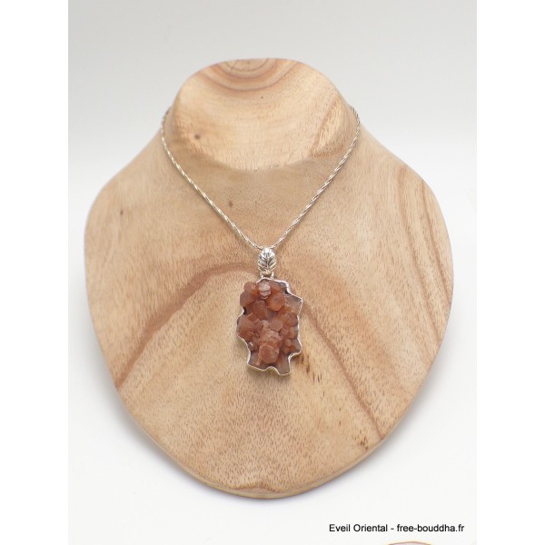 Pendentif Aragonite étoilée forme asymétrique Pendentifs pierres naturelles PAC6.3