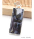 Pendentif Merlinite Mystique Gabbro bélière feuille Bijoux en Merlinite Mystique Gabbro pac4.4