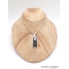 Pendentif Merlinite Mystique Gabbro bélière feuille Bijoux en Merlinite Mystique Gabbro pac4.4