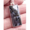 Pendentif Merlinite Mystique Gabbro bélière feuille Bijoux en Merlinite Mystique Gabbro pac4.4