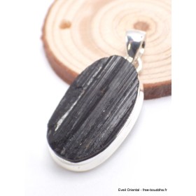 Pendentif en Tourmaline noire oval Pendentifs pierres naturelles PAC12.10