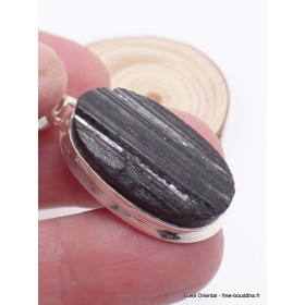 Pendentif en Tourmaline noire oval Pendentifs pierres naturelles PAC12.10