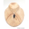 Pendentif en Tourmaline noire oval Pendentifs pierres naturelles PAC12.10