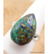 Bague argent Azurite Boulder Taille 63 Bijoux en Azurite XV61.5