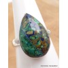 Bague argent Azurite Boulder Taille 63 Bijoux en Azurite XV61.5