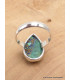 Bague argent Azurite Boulder Taille 63 Bijoux en Azurite XV61.5
