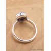 Bague Opale flamme violette et blanche taille 57 Bijoux en Opales AW120.3