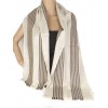 Echarpe homme laine cachemire ecru café Echarpe pour Homme NECH1