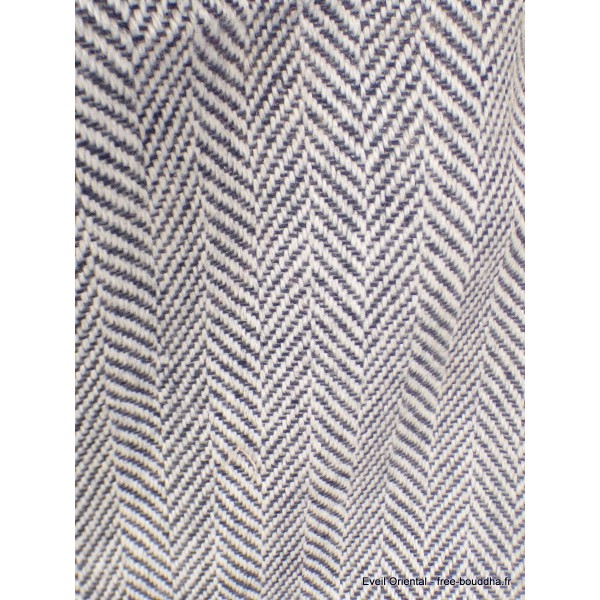 Echarpe homme laine cachemire zigzag Echarpe pour Homme NECH3