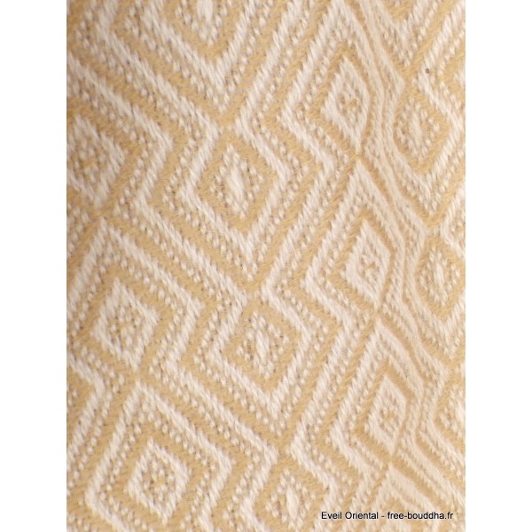 Echarpe homme laine cachemire beige doré Echarpe pour Homme NECH7
