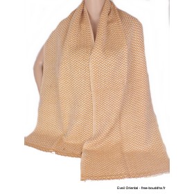 Echarpe laine pour homme moutarde doré Echarpe pour Homme NECH11