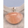Pendentif en pierre Sélénite orange Pendentifs pierres naturelles XV65.3