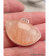 Pendentif en pierre Sélénite orange Pendentifs pierres naturelles XV65.3