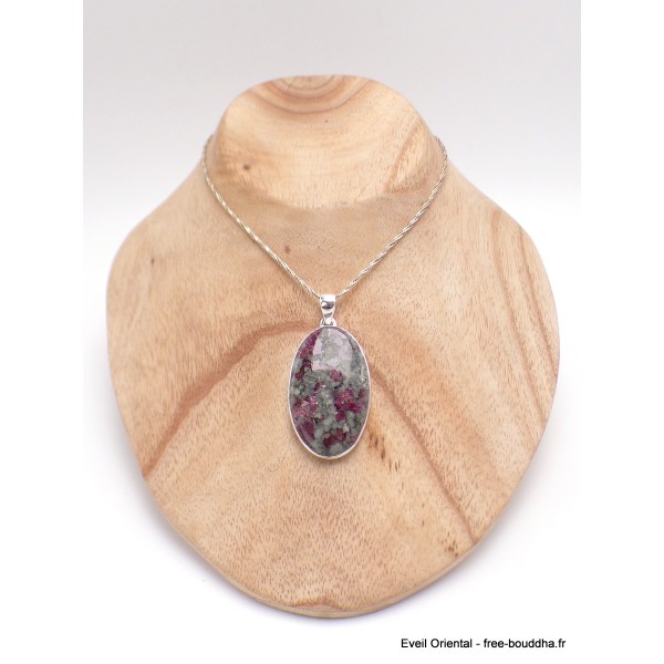 Grand pendentif Eudialyte oval 5,5 cm Pendentifs pierres naturelles XV64.1