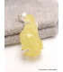 Pendentif Brucite jaune pierre naturelle Pendentifs pierres naturelles PU74.3