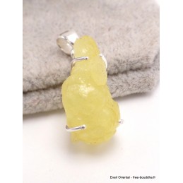 Pendentif Brucite jaune pierre naturelle Pendentifs pierres naturelles PU74.3