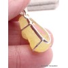 Pendentif Brucite jaune pierre naturelle Pendentifs pierres naturelles PU74.3
