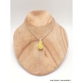 Pendentif Brucite jaune pierre naturelle Pendentifs pierres naturelles PU74.3