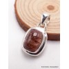 Pendentif Tourmaline rose ocre rectangulaire Pendentifs pierres naturelles PU37.2