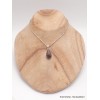 Pendentif Tourmaline rose ocre rectangulaire Pendentifs pierres naturelles PU37.2