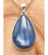 Gros Pendentif goutte Cyanite bleue cabochon Pendentifs pierres naturelles PU60.2