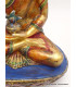 Bouddha de Médecine statuette peinte à la main 22 cm Statuettes Bouddhistes BLUEB3-a