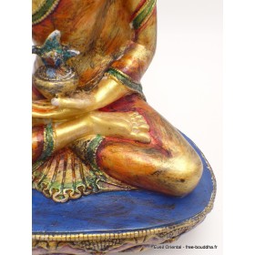 Bouddha de Médecine statuette peinte à la main 22 cm Statuettes Bouddhistes BLUEB3-a
