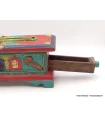 Exclusif brûleur d'encens tibétain serti de pierres - Porte-encens tibétains