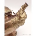 Théière tibétaine Dragon en cuivre et laiton Artisanat tibétain bouddhiste TH4