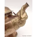 Théière tibétaine Dragon en cuivre et laiton - Artisanat tibétain bouddhiste