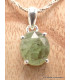 Pendentif Cyanite verte facettée ronde Bijoux en Cyanite Verte PAC79.1