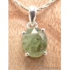 Pendentif Cyanite verte facettée ronde Bijoux en Cyanite Verte PAC79.1