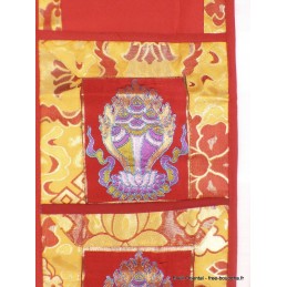 Porte courrier népalais bouddhiste plusieurs coloris Tentures tibétaines Bouddha PCB5