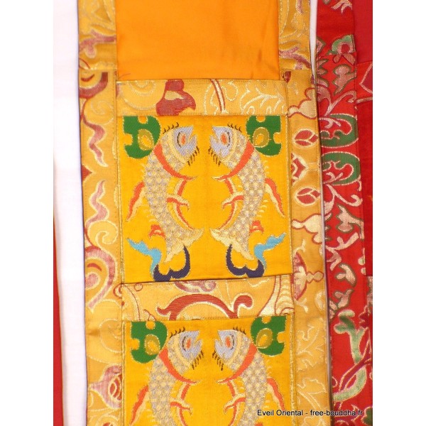 Porte courrier népalais bouddhiste plusieurs coloris Tentures tibétaines Bouddha PCB5
