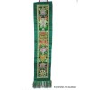 Tenture bouddhiste 8 signes auspicieux verte Tentures tibétaines Bouddha HQTEN6