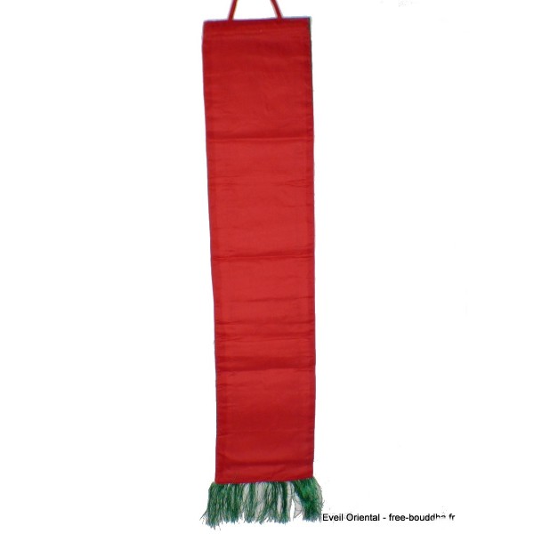 Tenture bouddhiste 8 signes auspicieux violine Tentures tibétaines Bouddha HQTEN7