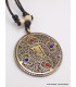 Bijou tibétain pendentif réversible Kalachakra Bijoux tibetains bouddhistes AAP13